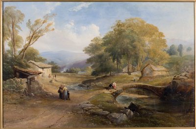 Paesaggio, ponte e figure da Thomas Miles Richardson